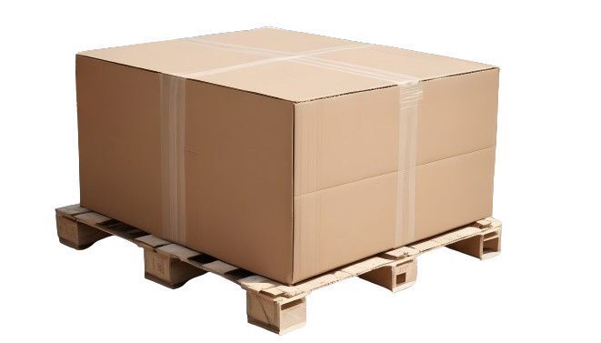 Bulk box on pallet